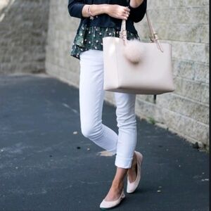 TIEKS By Gavrieli Light Pink Blush Leather Slip-On Classic Ballet Flat Slipper 9